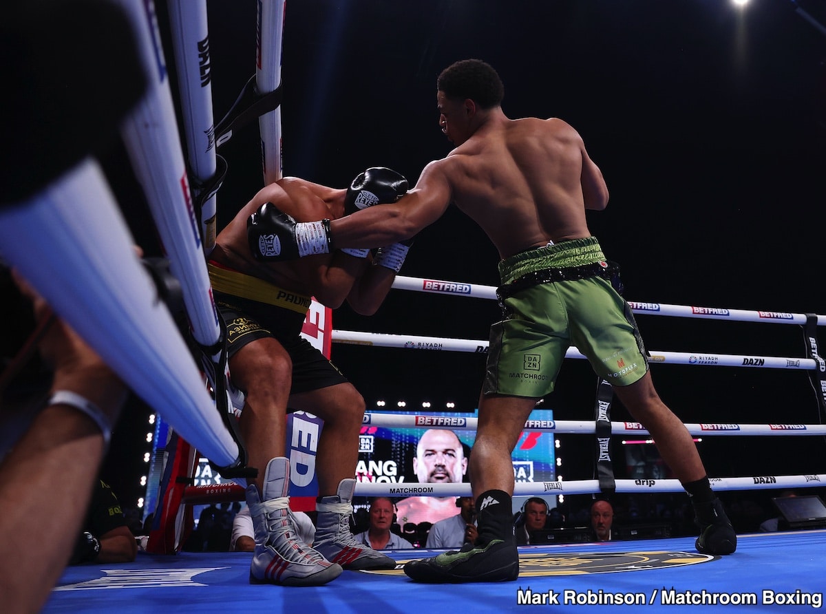 18 Year Old Heavyweight Leo Atang Wins His Pro Debut In Quick Fashion, Stops Milen Paunov In A Round - Boxing Results