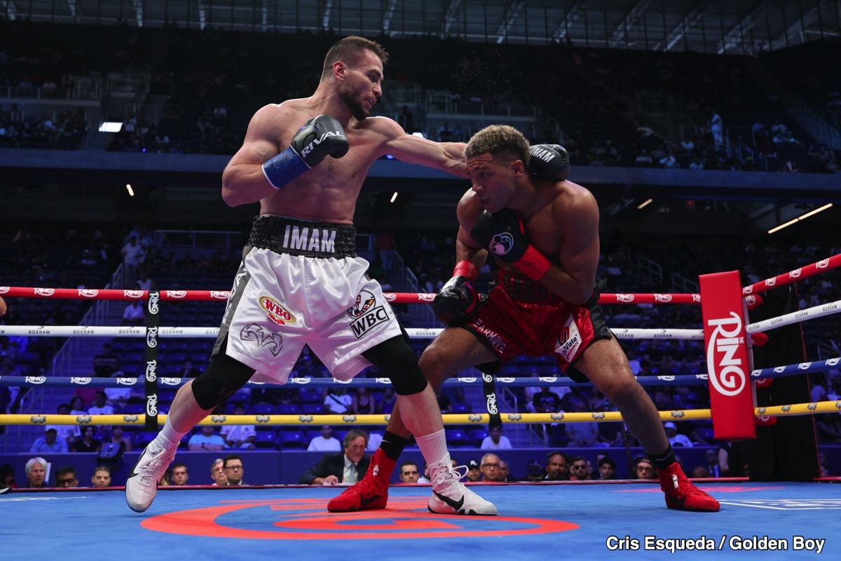 David Morrell Jr. Survives Knockdown, wins Split Decision Victory Over Khataev - Boxing Results