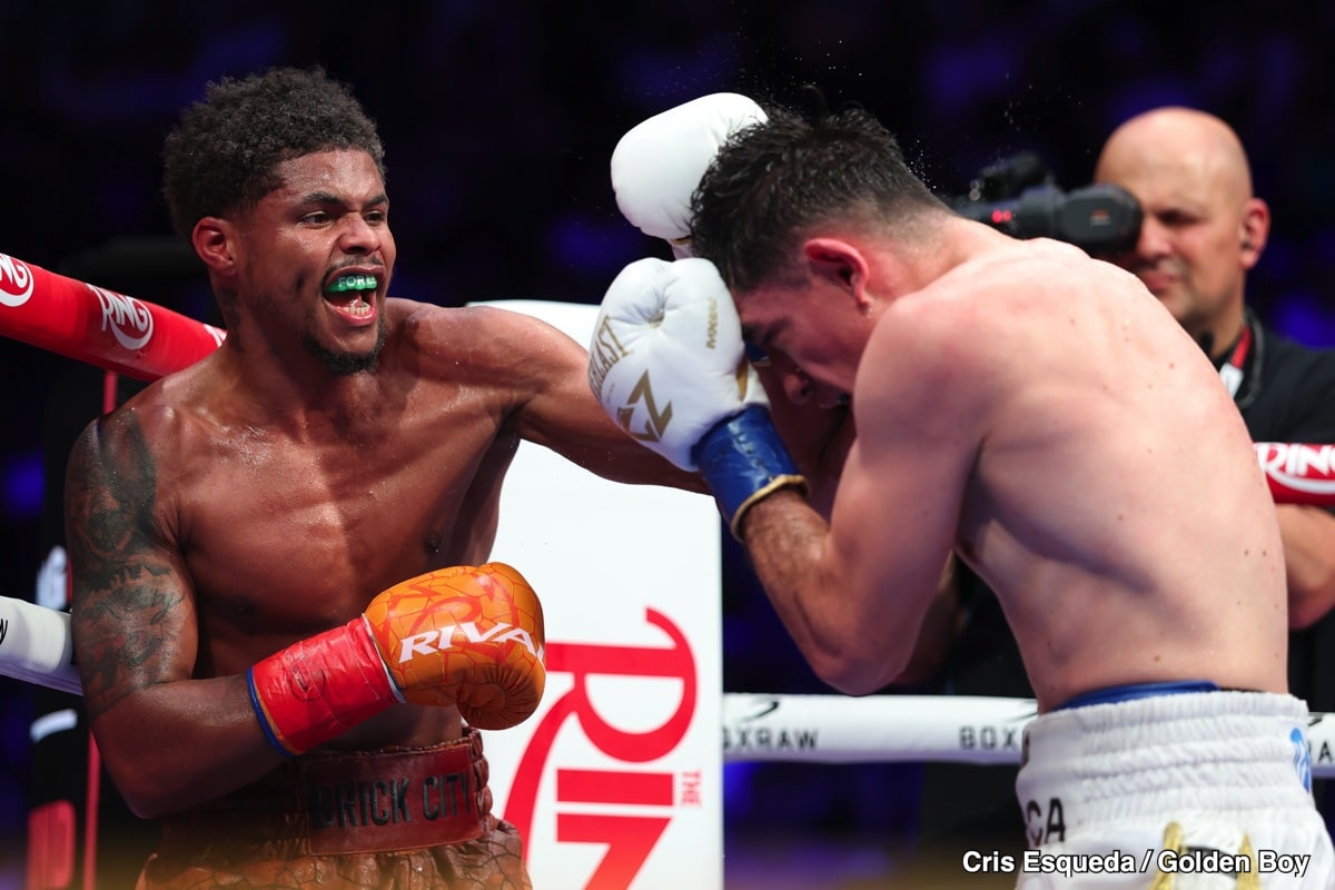 Victorious Shakur Stevenson Calls Out Tank Davis: “That Should Be My Next Fight”