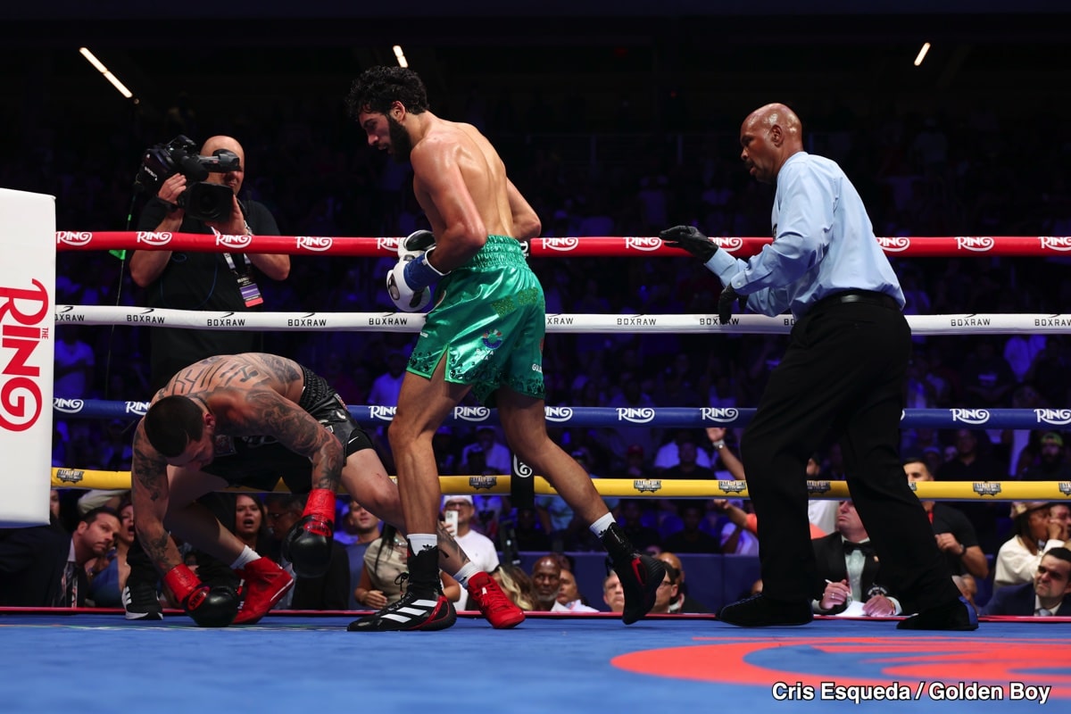 Tim Bradley Ecstatic After Edgar Berlanga's Devastating KO Loss to Hamzah Sheeraz, Declares "Hype Train Is Over"