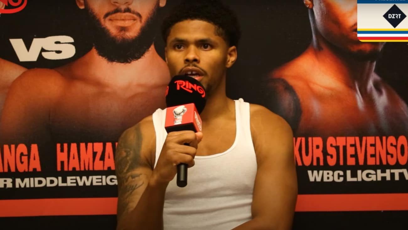 Shakur Stevenson: Belts Don't Matter, I Want the Best Fights