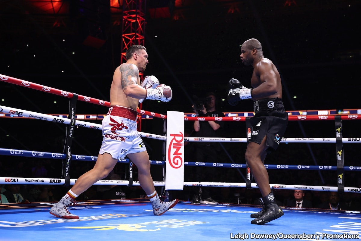 Boxing Tonight: Usyk vs. Dubois 2 - Live Results From London at Wembley