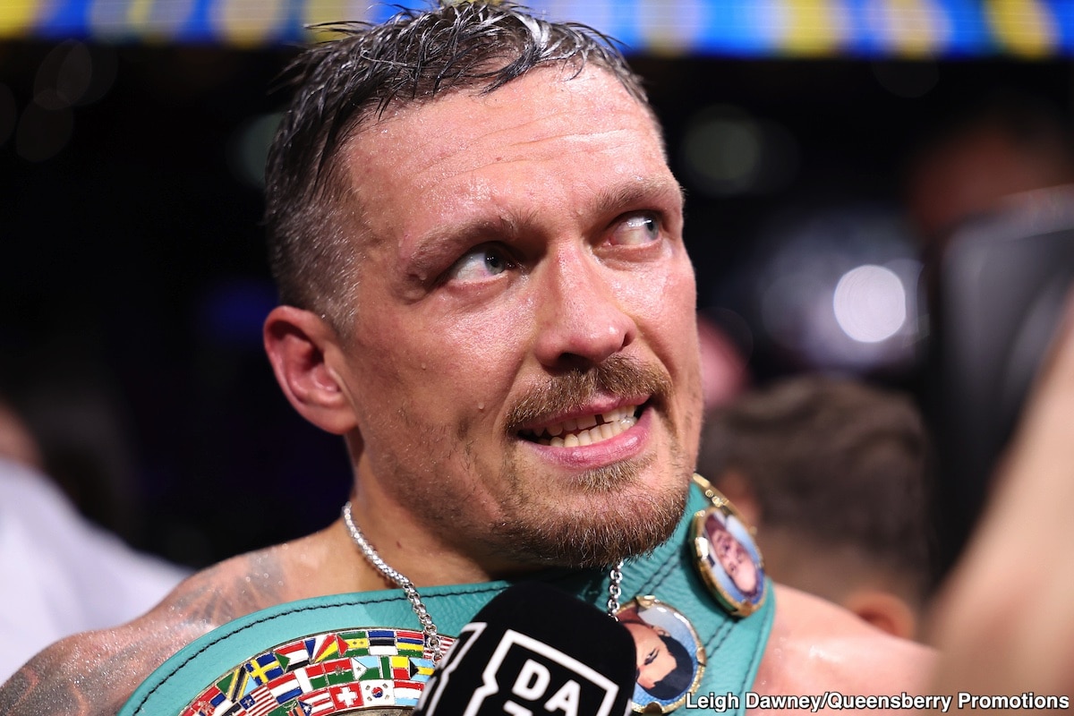Usyk Claims Undisputed Throne, Crushing Daniel Dubois in a Fifth Round KO - Boxing Results