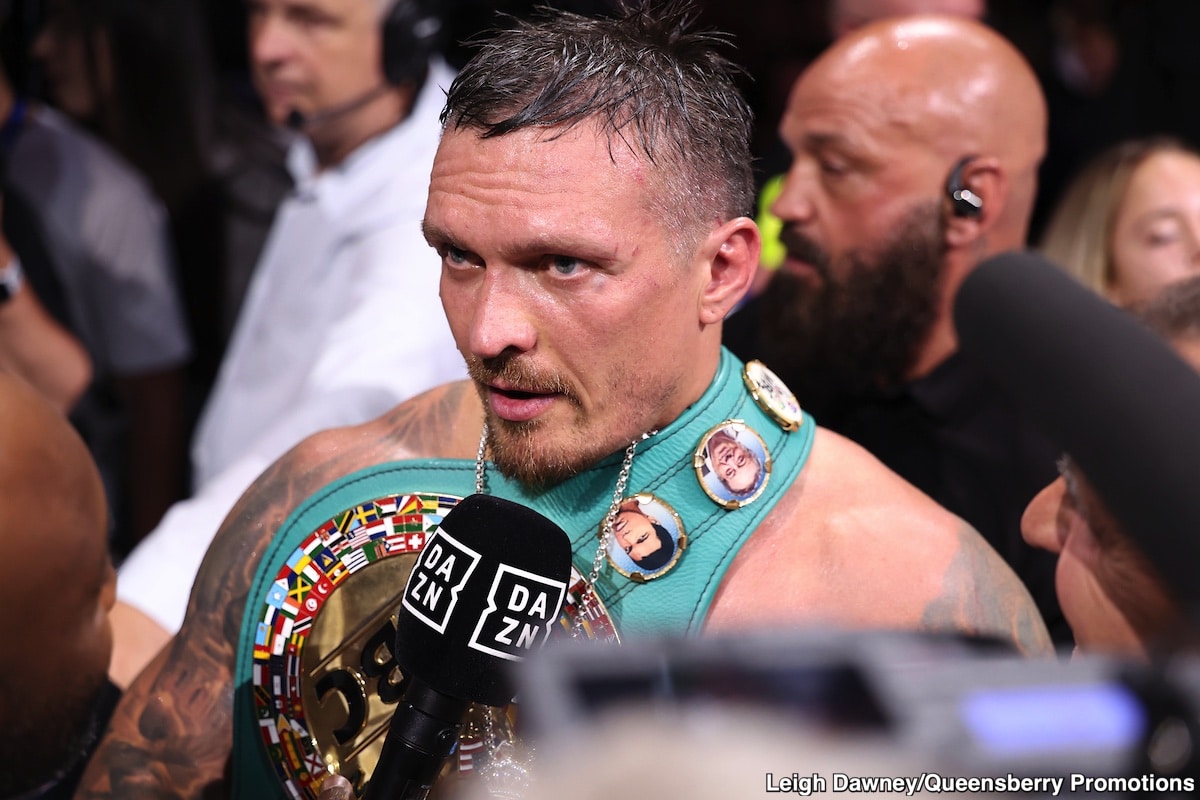 Usyk Claims Undisputed Throne, Crushing Daniel Dubois in a Fifth Round KO - Boxing Results