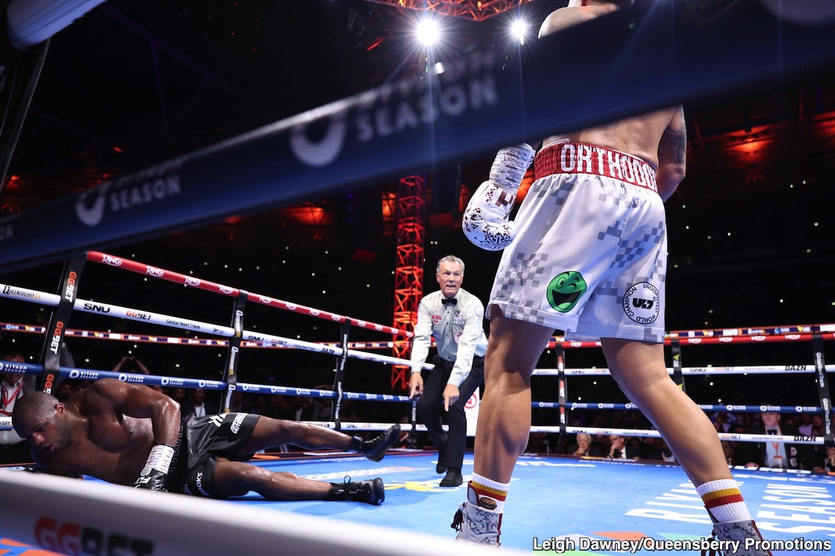 Usyk Claims Undisputed Throne, Crushing Daniel Dubois in a Fifth Round KO - Boxing Results