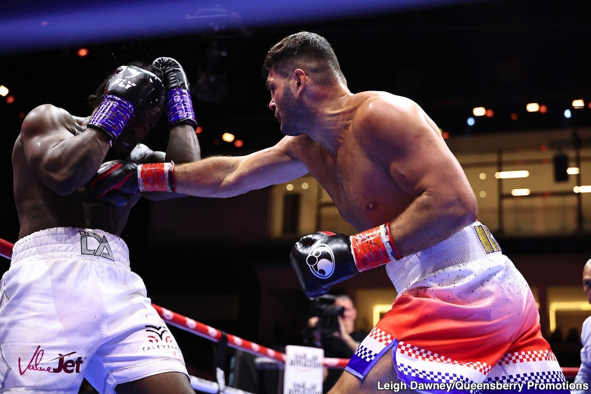 Filip Hrgovic Outlasts David Adeleye in Savage Ten-Round War — Boxing Results