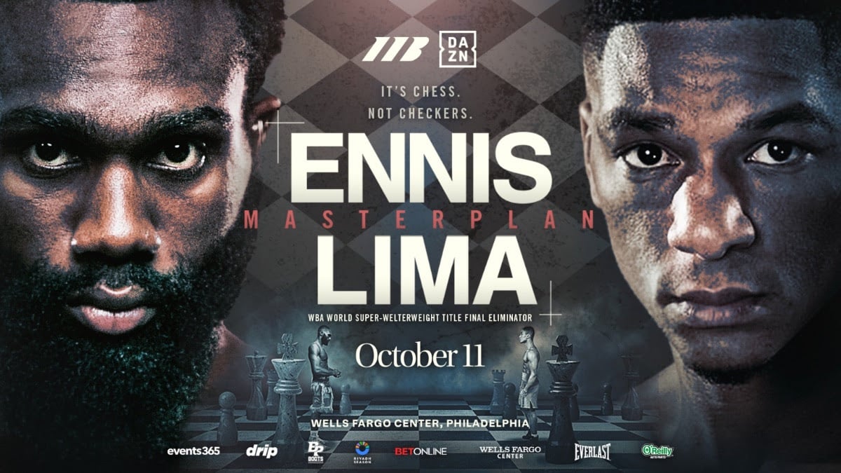 Jaron 'Boots' Ennis vs. Uisma Lima: WBA Title Eliminator Set for October 11 on DAZN in Philadelphia