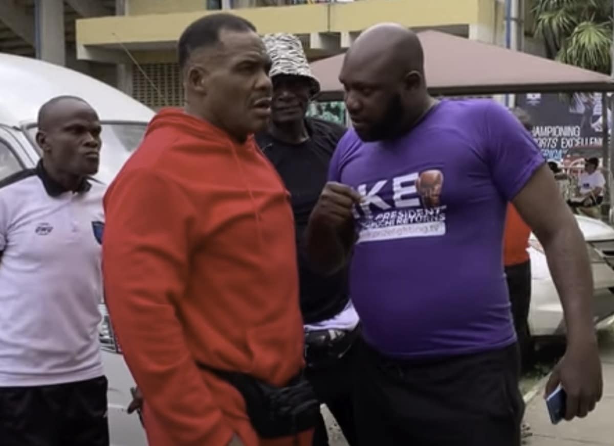 Ike Ibeabuchi at 52 Calls Out Usyk After Beating a 40-Year-Old Who Quit on His Stool - Boxing Results