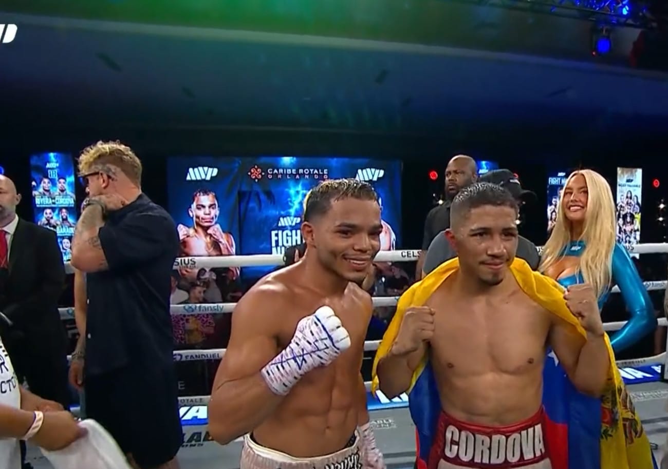 Rivera and Cordova Battle to a Controversial Draw - Boxing Results