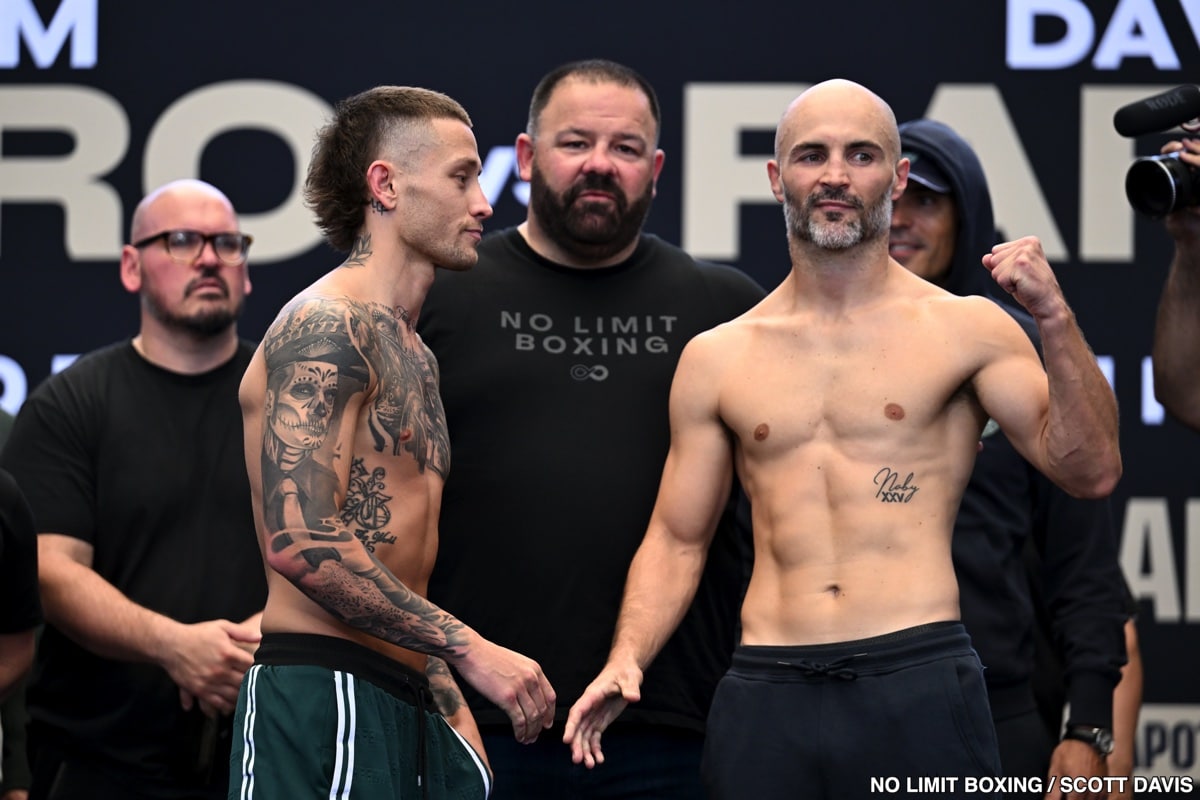 Paro vs. Papot: Official Weigh-In Results From Australia