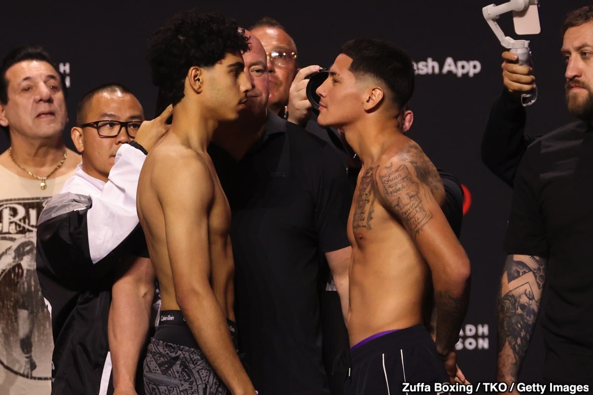 Canelo and Crawford Make Weight at 167.5 for Super Middleweight Showdown