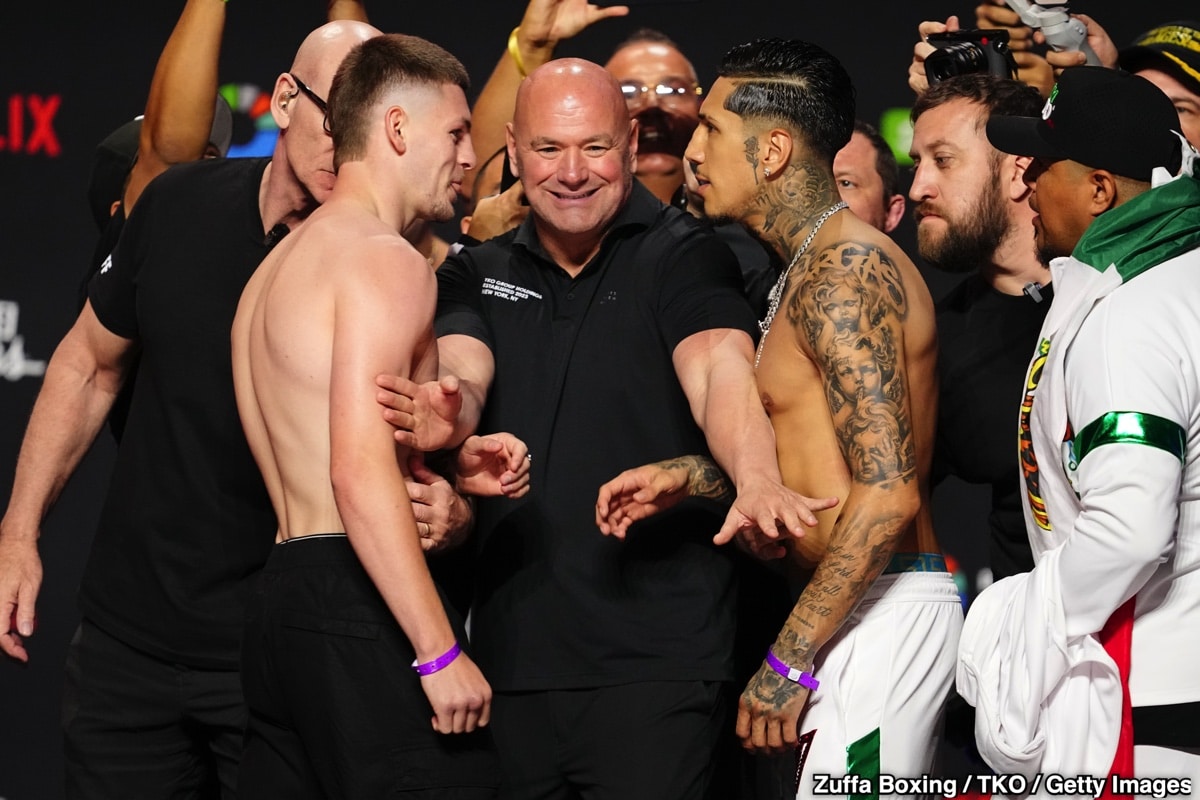 Canelo and Crawford Make Weight at 167.5 for Super Middleweight Showdown