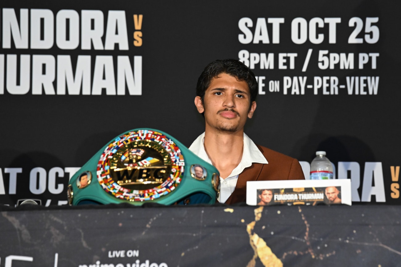 Sebastian Fundora Dismisses Keith Thurman's PTSD Claim, Citing Two World Titles and a Desire to Add a Legend to His Resume