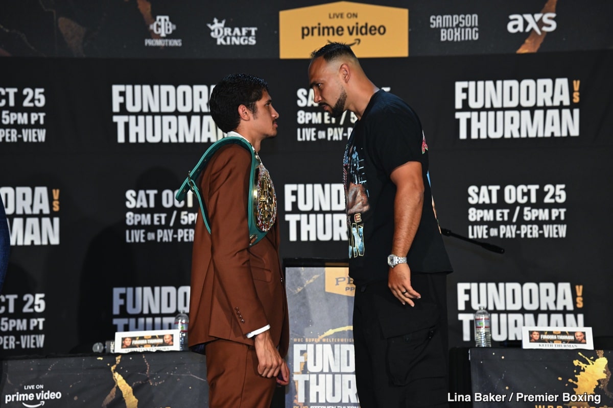 Will Keith Thurman's Controversial Approach to Fighting "Latino Fighters" Lead to His Downfall Against Sebastian Fundora?