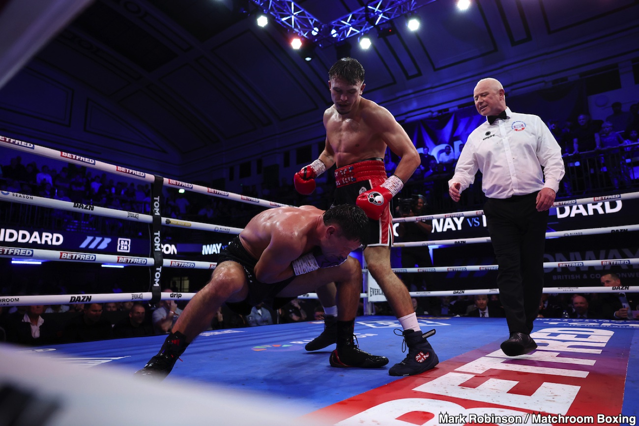 George Liddard Crowned Youngest British Middleweight Champion After Stopping Conway -Boxing Results