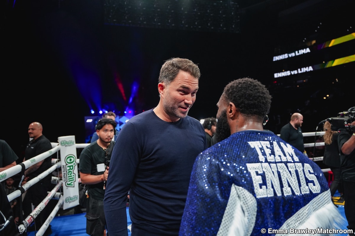 Boots Ennis Sees Vergil Ortiz-Erickson Lubin As A “50-50 Fight”