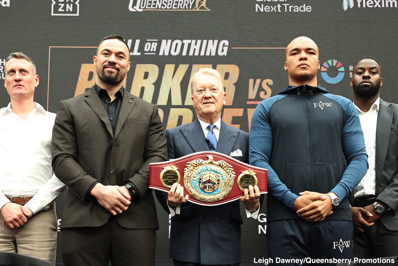 Joseph Parker Promises To ‘Smash’ Fabio Wardley at the O2 — But His Body Language Tells a Different Story