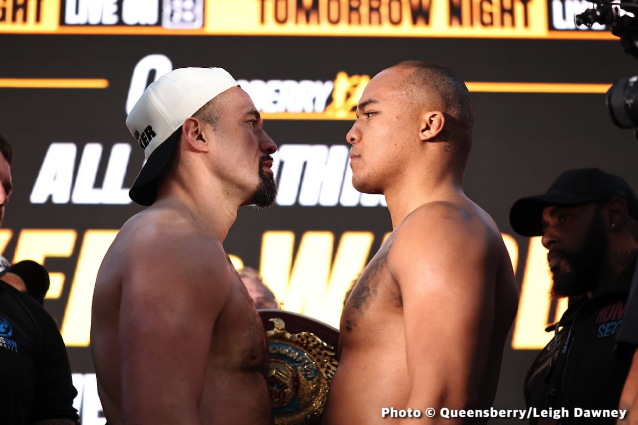 Wardley Parker Winner to Face Oleksandr Usyk Next—But Who Takes It Tonight?