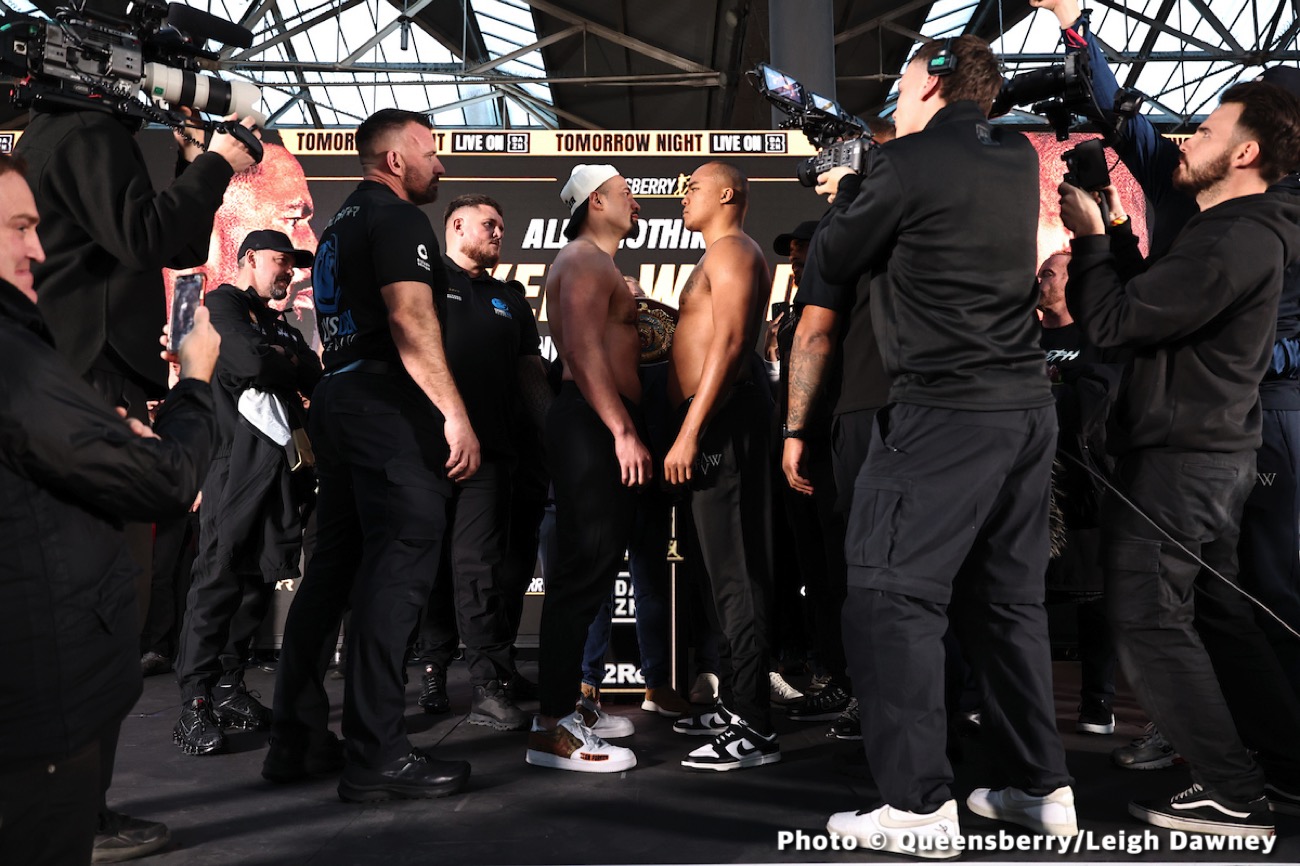 Joseph Parker Promises “Special Performance” vs Fabio Wardley Tonight—Says He’ll Prove There Are Levels Before $70M Usyk Fight