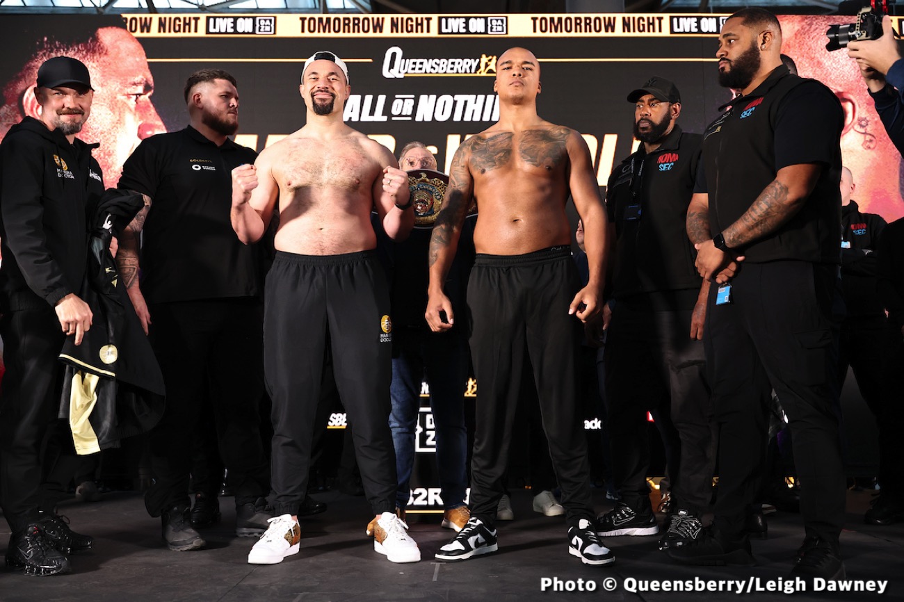 Fabio Wardley Says He’ll “Welcome” a Parker Blitz — Predicts Second-Round Knockout if Joseph Rushes Him on Saturday