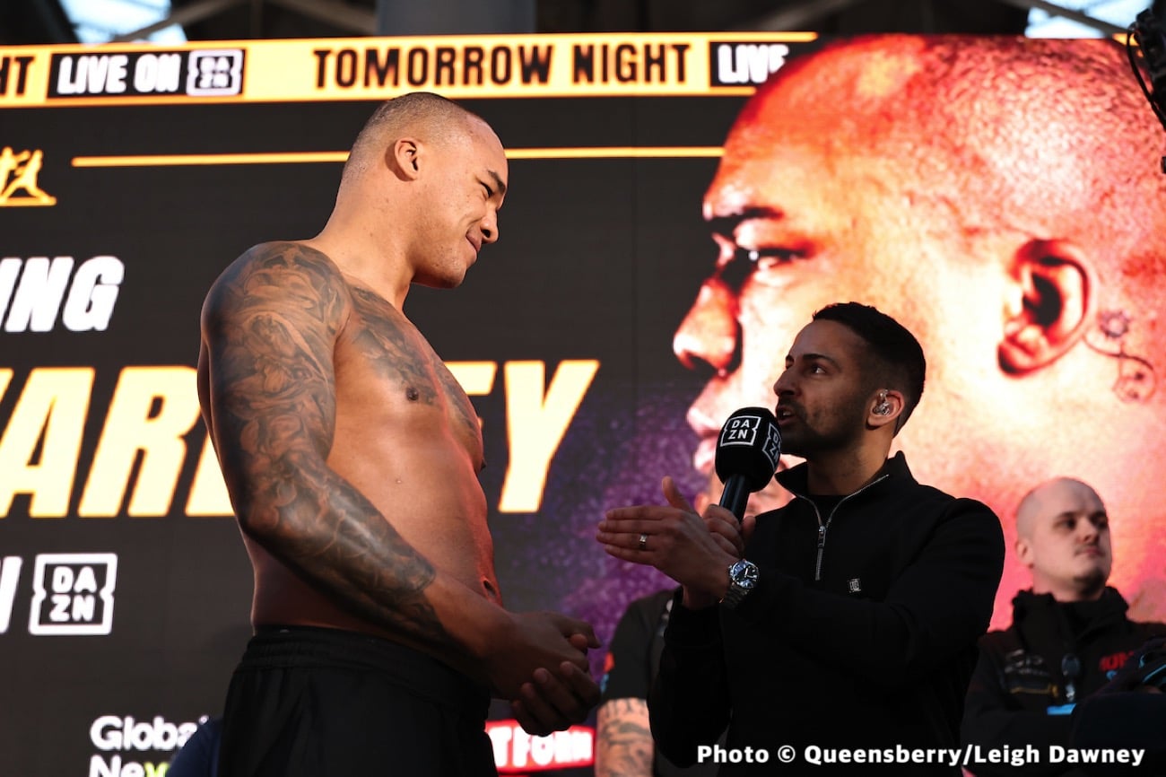 Fabio Wardley Says His Unpredictable Style Will Confuse Joseph Parker Tonight at the O2 Arena