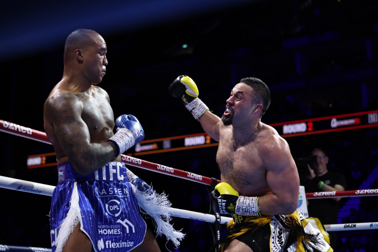 Fabio Wardley Says Joseph Parker’s “Wily Veteran” Mouthpiece Trick Saved Him From a Round-Two Knockout in Heavyweight Title Clash