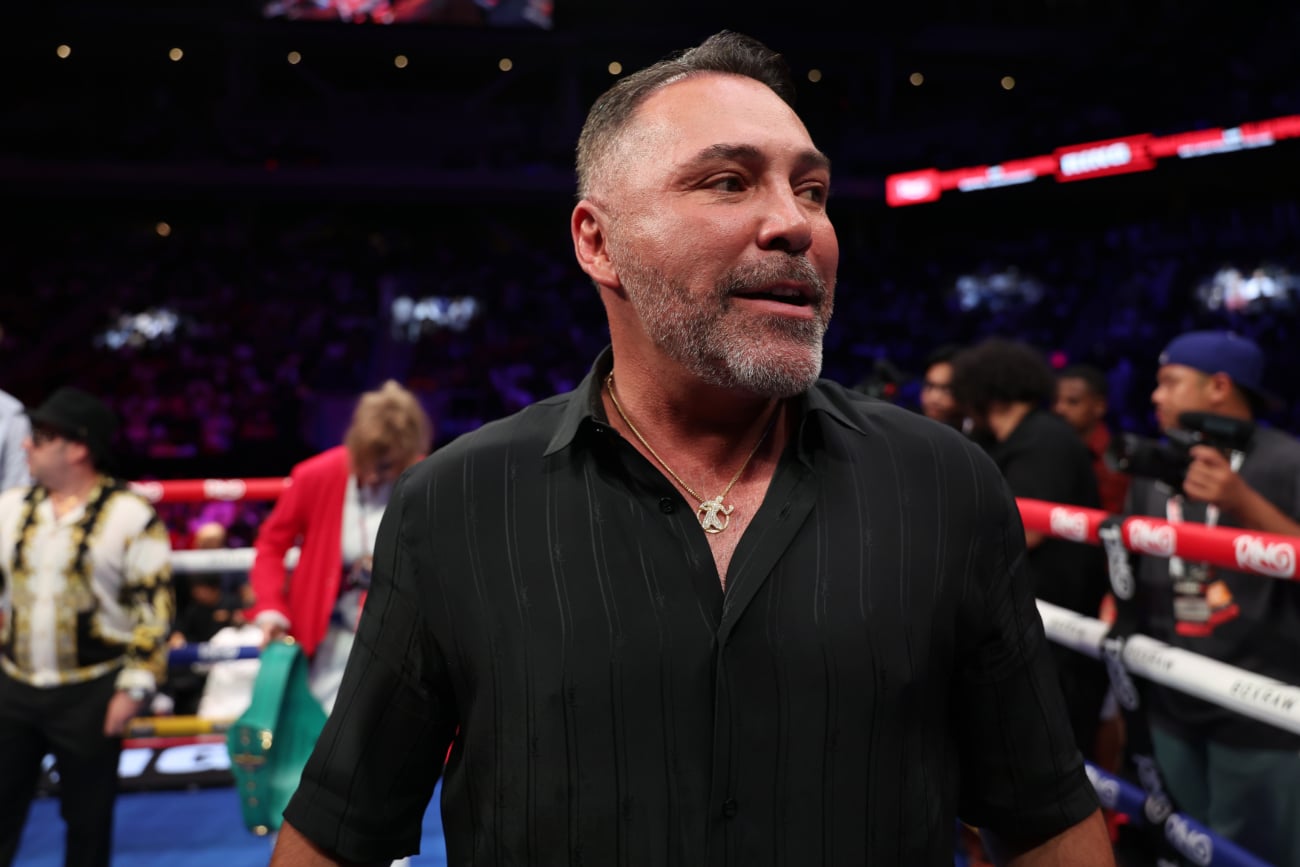 Oscar De La Hoya Stands By His Fighter Ahead Of Potential Boots Ennis-Vergil Ortiz Showdown: “Only 1 Name At 154”