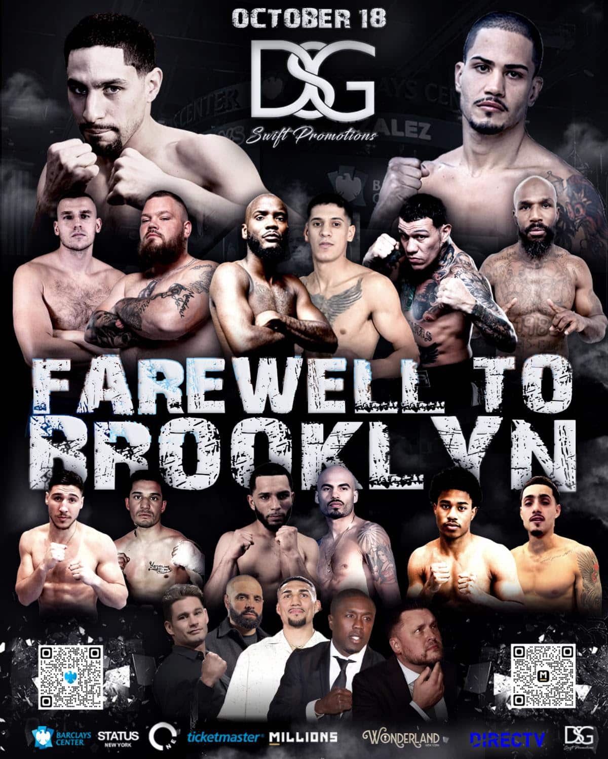 Danny “Swift” Garcia’s “Farewell to Brooklyn” Brings Out All-Star Broadcast Team: Teofimo Lopez, Andre Berto & Chris Algieri