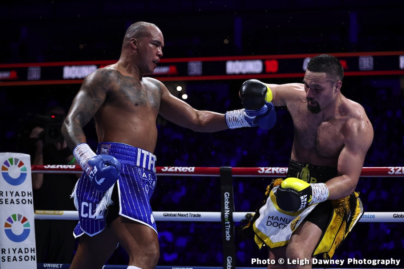 Fabio Wardley Says Parker’s “Wily Veteran” Mouthpiece Trick Saved Him From a Round-Two Knockout in Heavyweight Title Clash