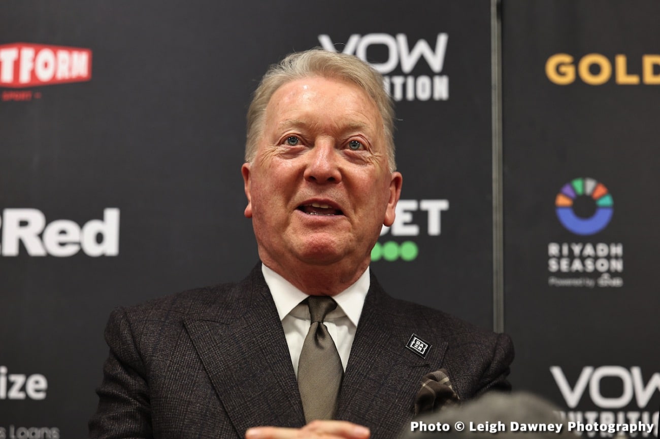 Warren Says March Likely For Usyk-Wardley Fight – In Riyadh Or In The UK