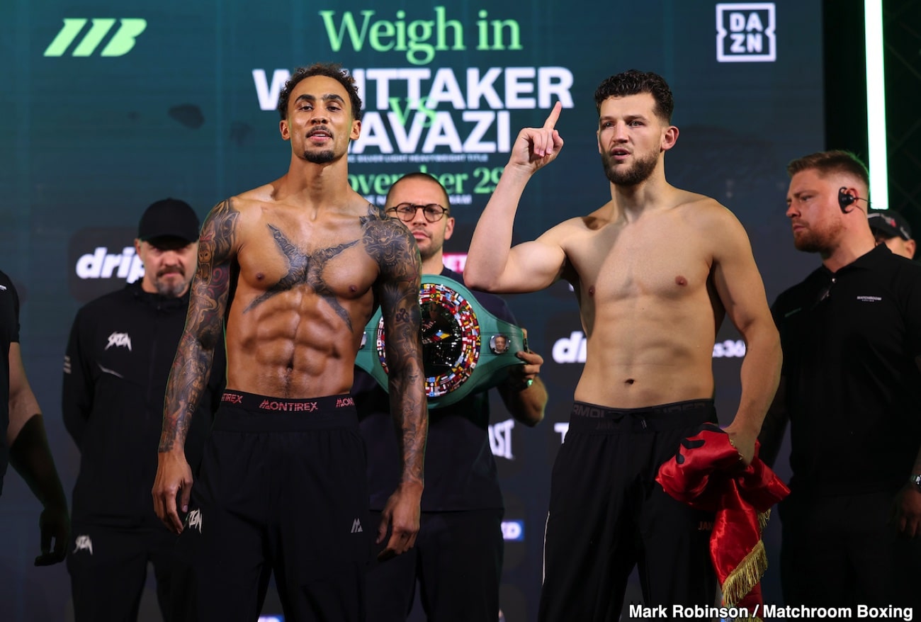 Whittaker, Gavazi Make Weight for Birmingham Headliner