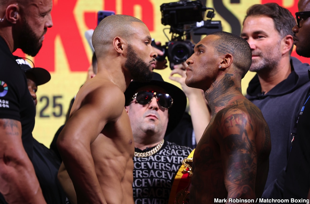 Eubank Jr vs Benn II Weigh-In: Both Make 160, No Drama This Time