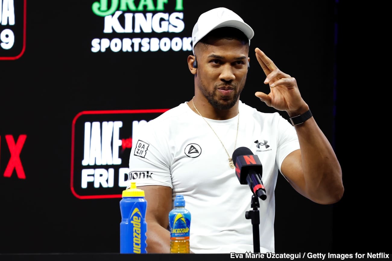 Anthony Joshua Is Taking the Jake Paul Fight Seriously… Even If We’re Not