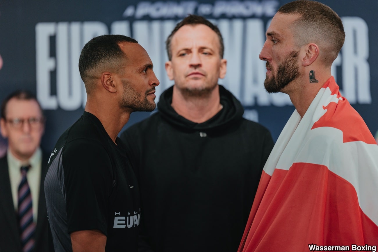 Eubank vs Wagner Weigh In: Eubank Loses Cool, Sends Wagner Flying Before Fight