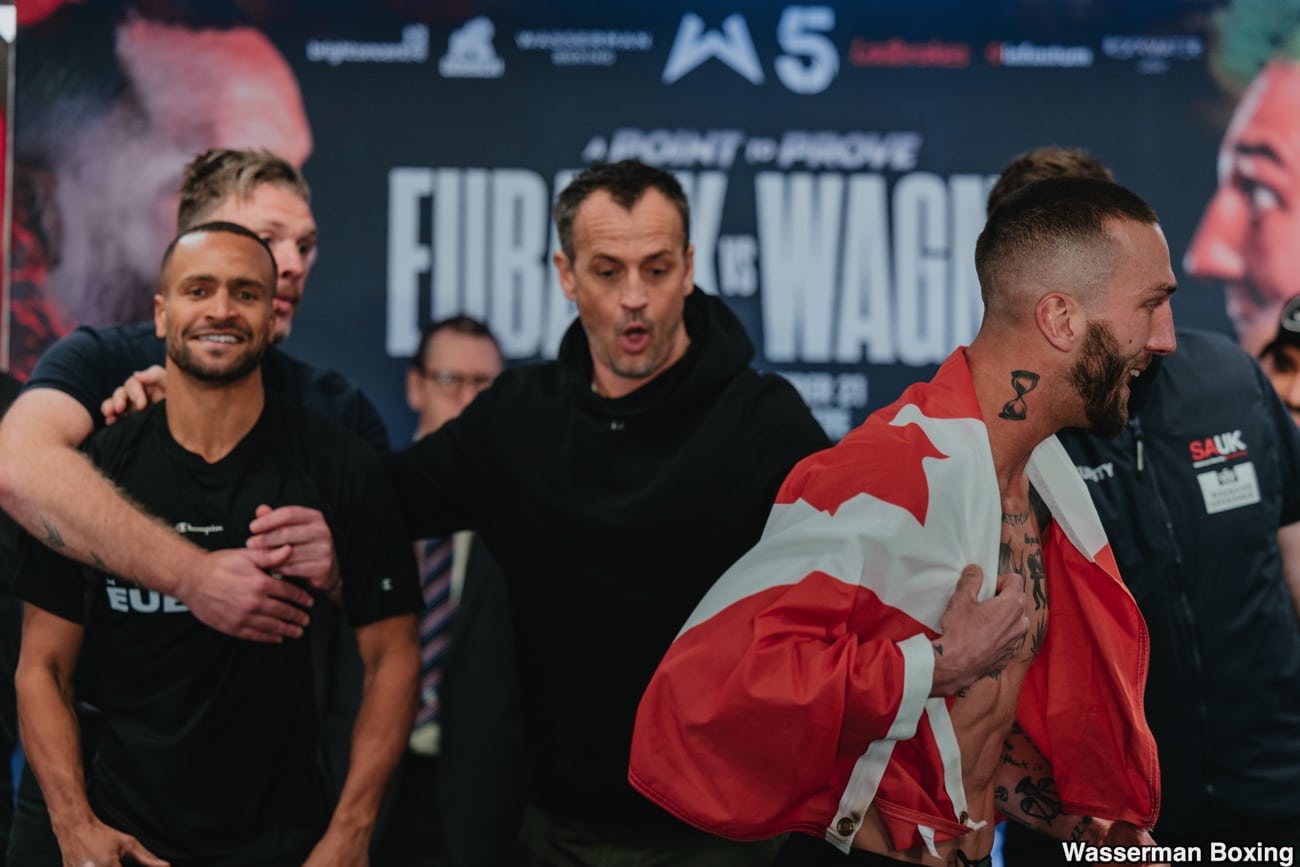 Eubank vs Wagner Weigh In: Eubank Loses Cool, Sends Wagner Flying Before Fight