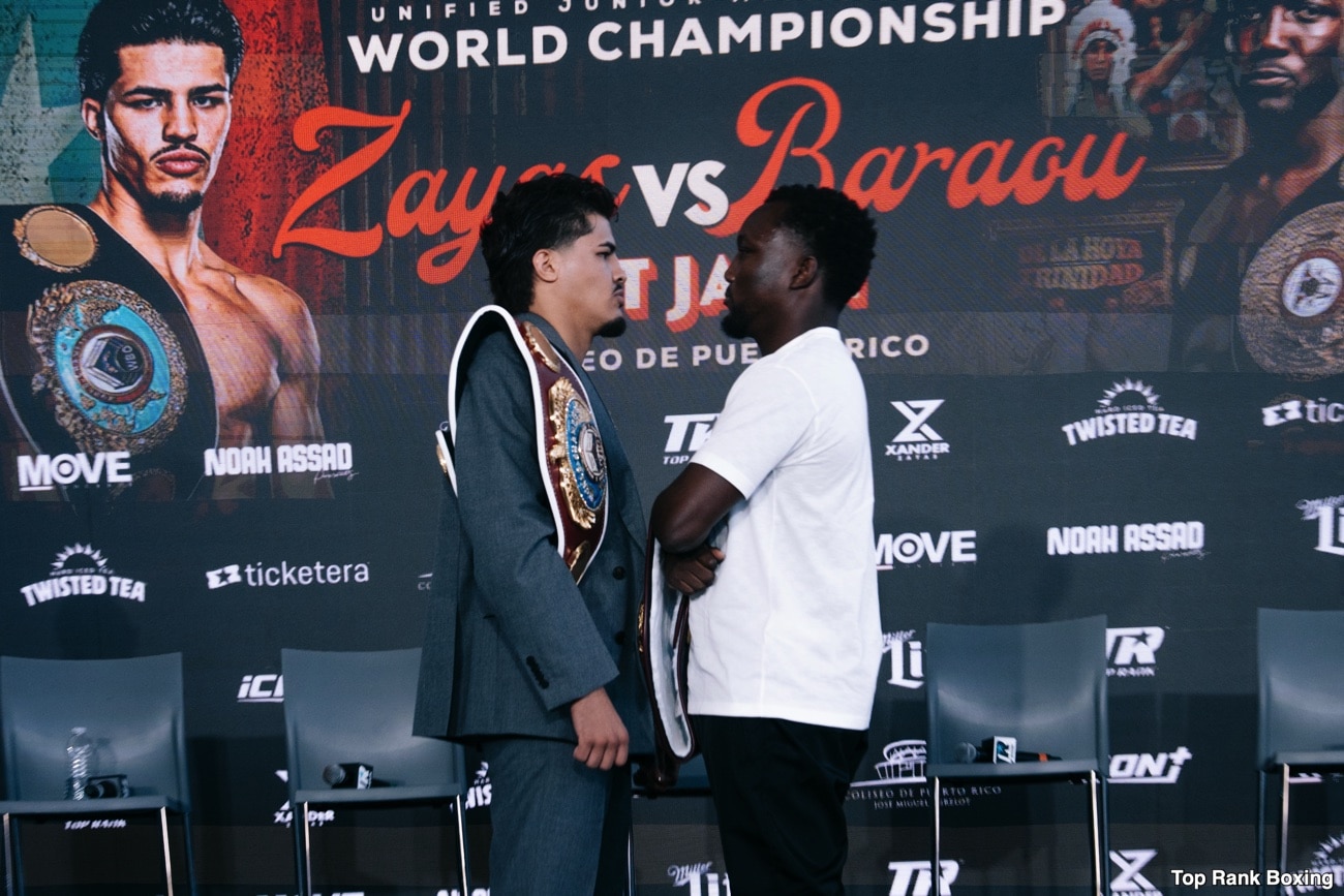 Xander Zayas Headlines Unification Bout Against Abass Baraou