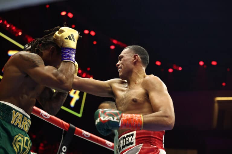 Benavidez Overwhelms Yarde By 7th Round KO Boxing Results