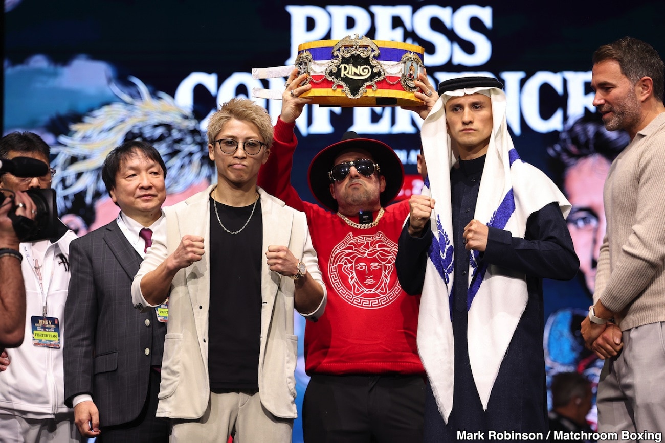 Inoue vs. Picasso Tops Dec. 27 Riyadh Card; Nakatani Co-Features