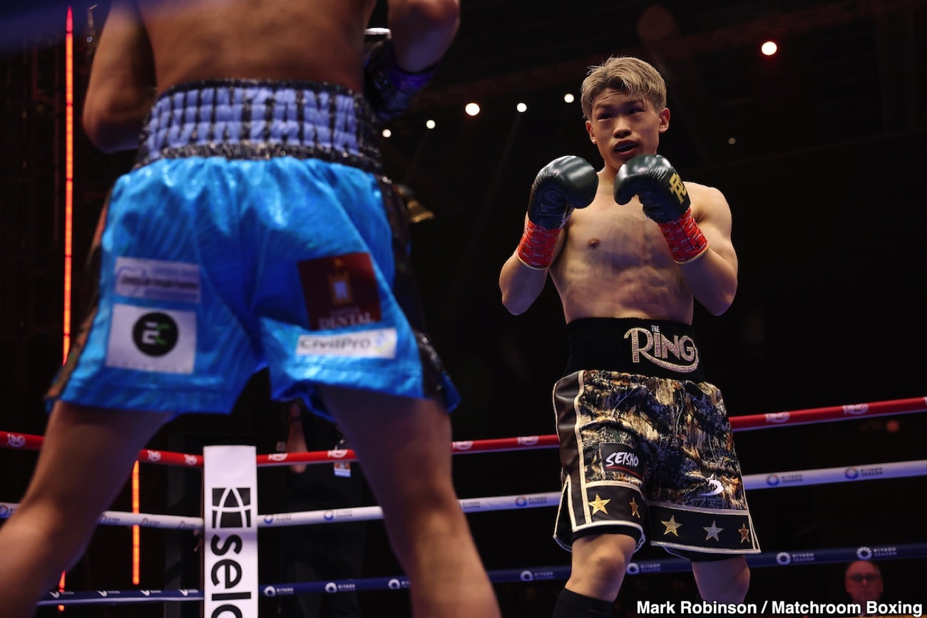 Reito Tsutsumi Stops Quintana in Fourth Round – Boxing Results