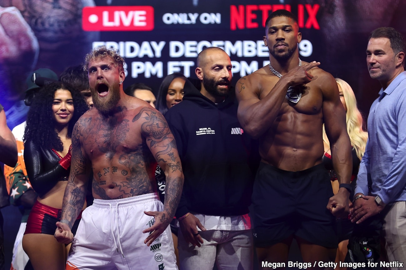 Anthony Joshua vs Jake Paul: Size Meets Delusion Tonight in Miami