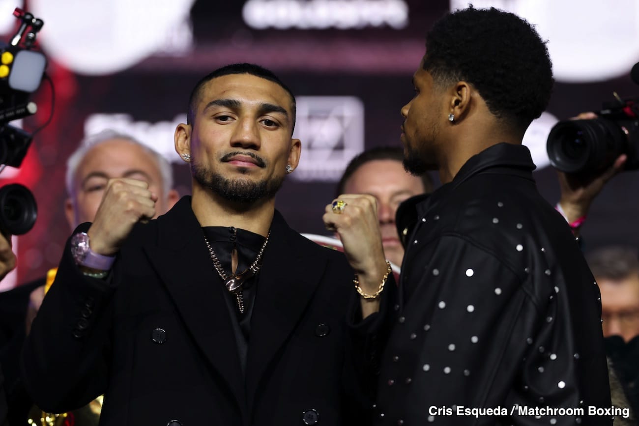 Shakur Stevenson, Teofimo Lopez separated after heated press conference clash