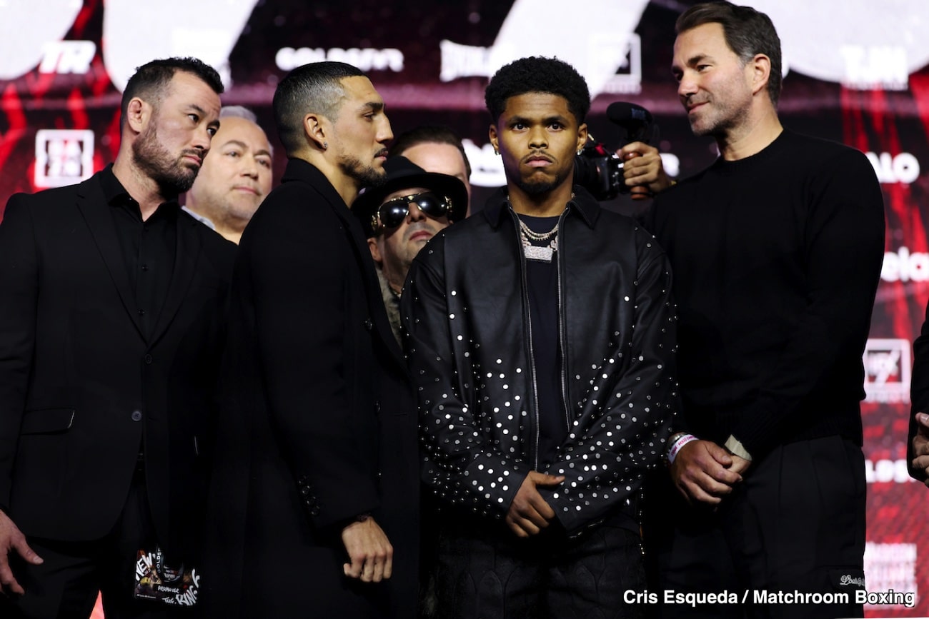 Shakur Stevenson, Teofimo Lopez separated after heated press conference clash