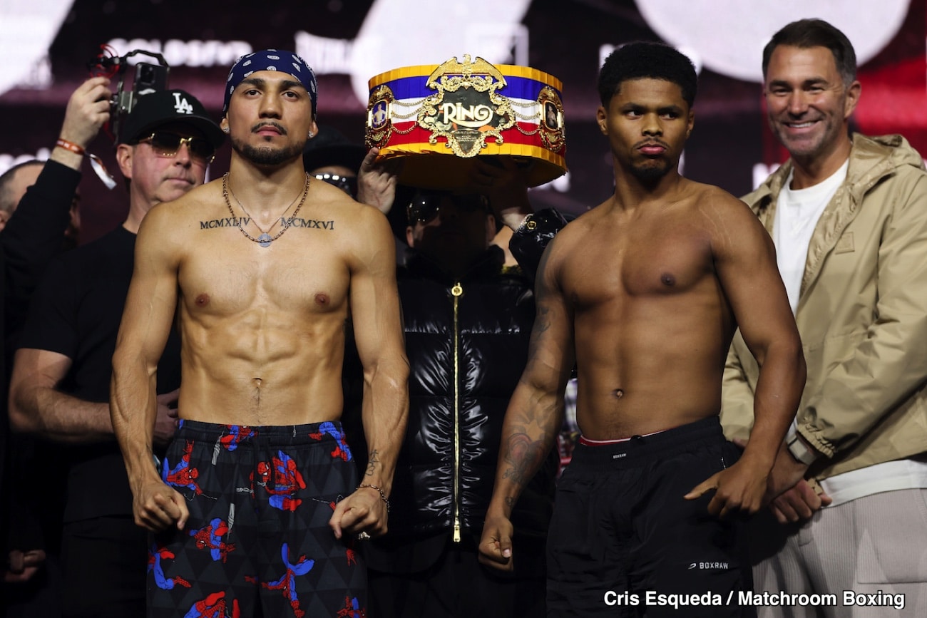 Teofimo Lopez, Shakur Stevenson Make Weight for MSG Fight