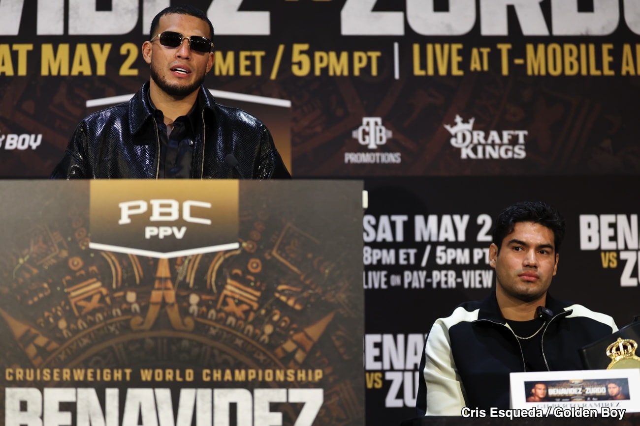 Andre Ward Picks David Benavidez Over Gilberto Ramirez on May 2