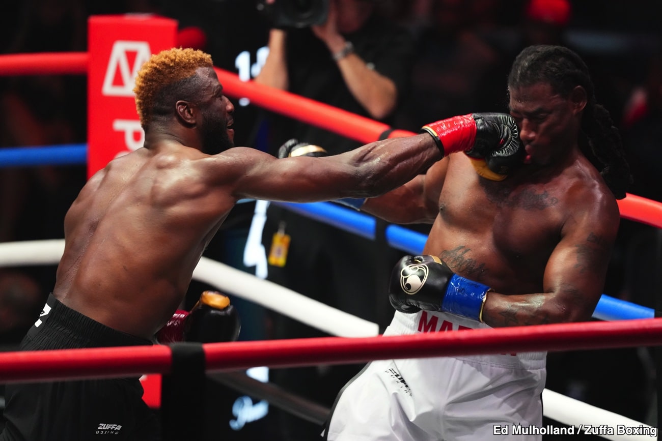 Efe Ajagba Stops Former Champion Charles Martin in Four