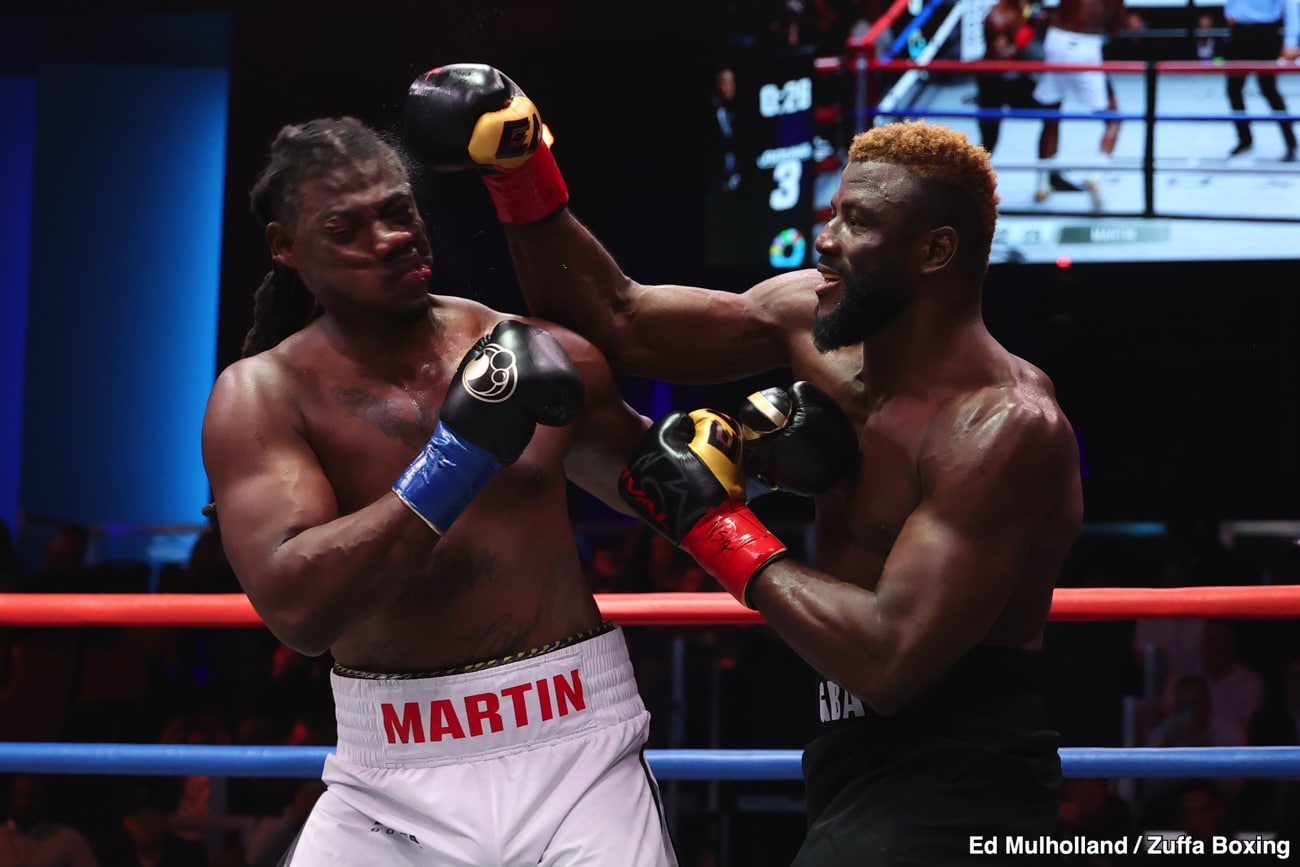 Efe Ajagba Stops Former Champion Charles Martin in Four