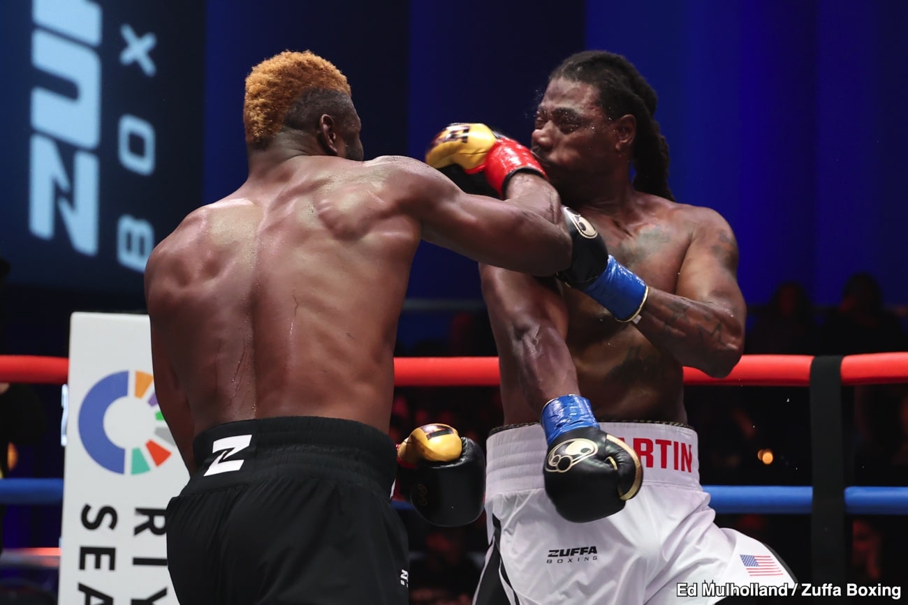 Efe Ajagba Stops Former Champion Charles Martin in Four