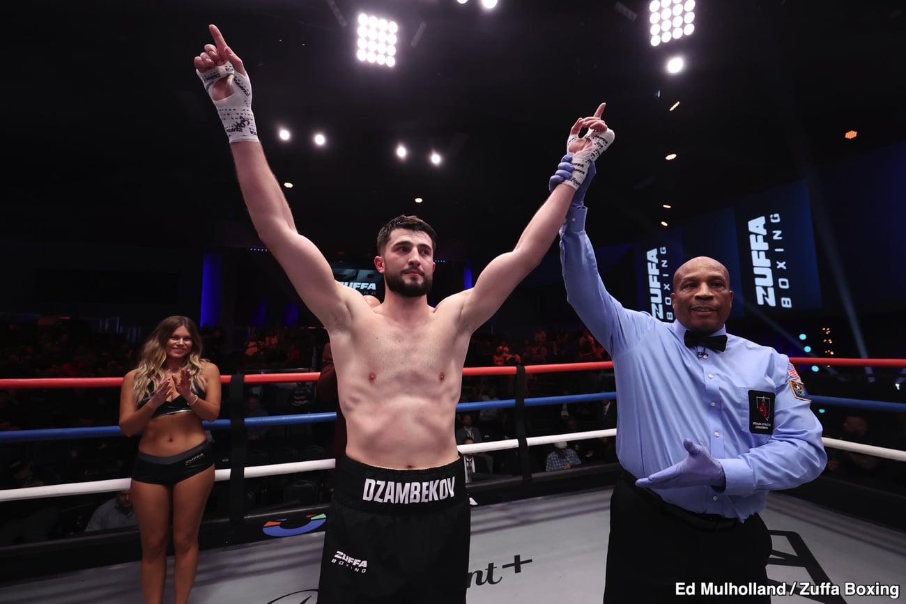 Umar Dzambekov stops Ahmed Elbiali with brutal uppercut KO