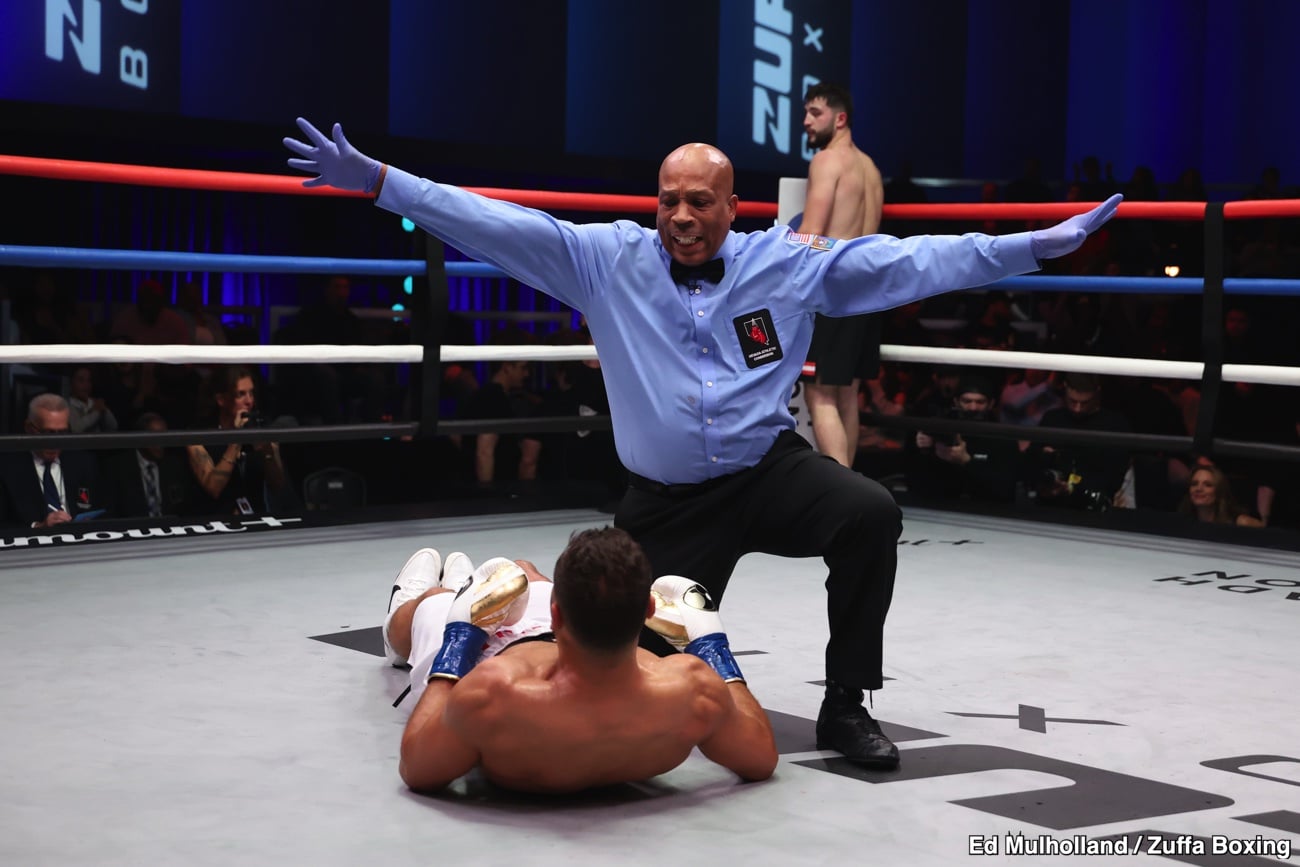 Umar Dzambekov stops Ahmed Elbiali with brutal uppercut KO