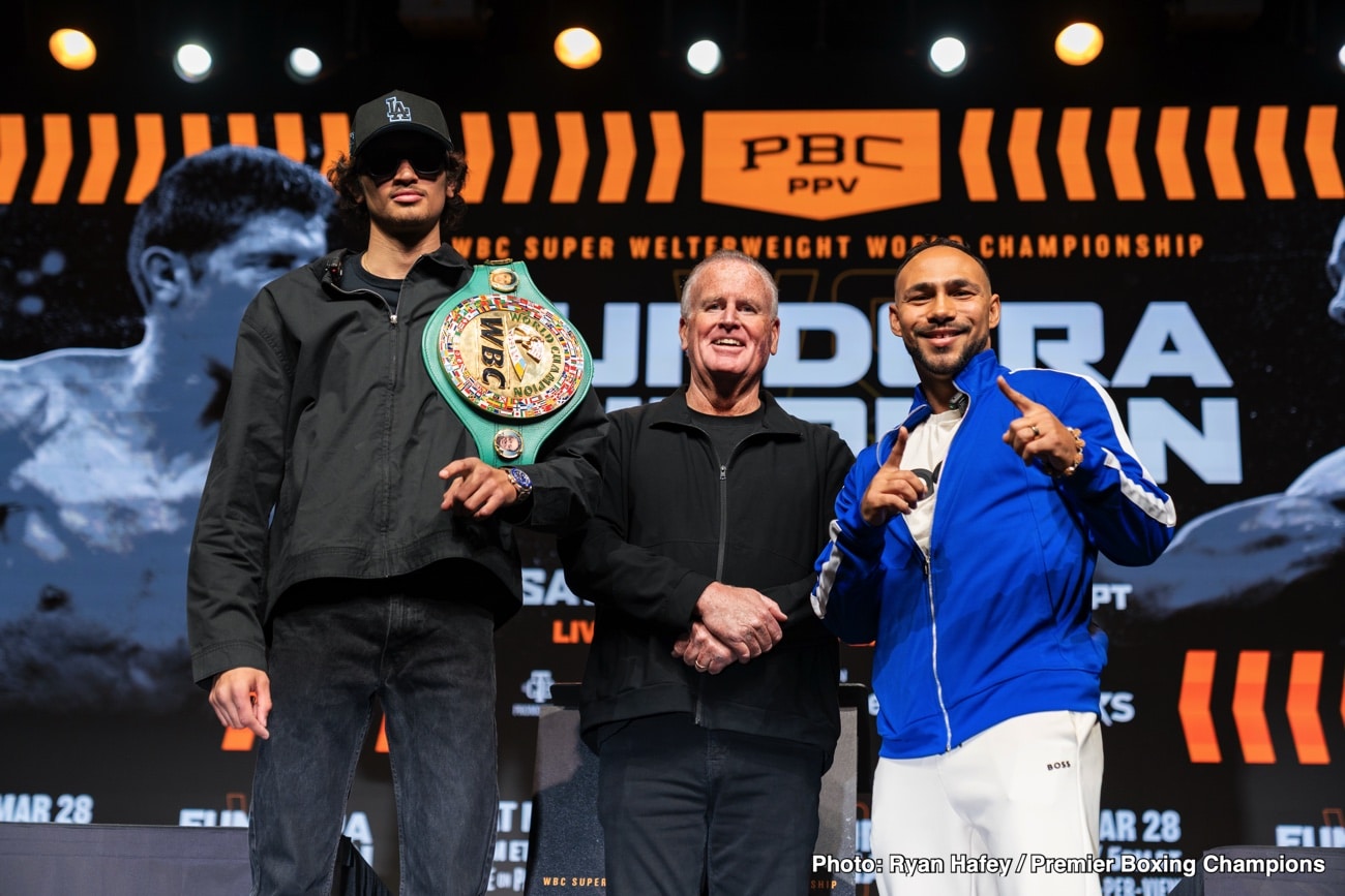 Fundora Treats Keith Thurman Fight as Business as Usual